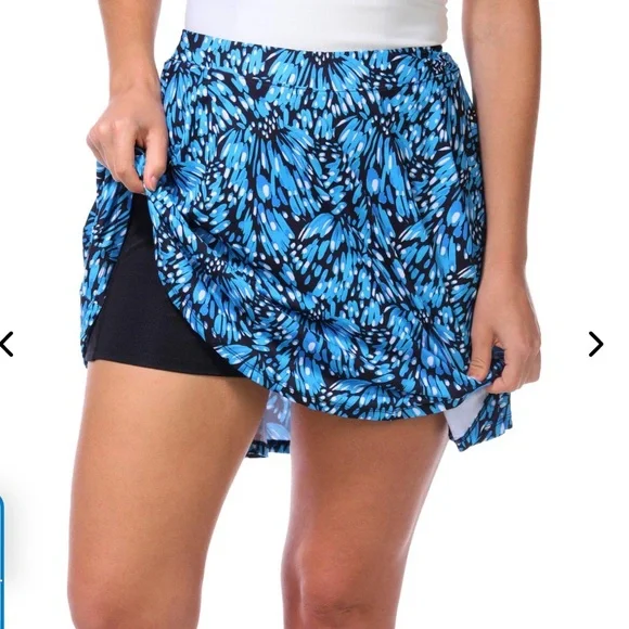 NWT! Reel Legends Women’s Performance Reel-Tec UPF 50+Aqua Blue Skort Size Large - Picture 6 of 12